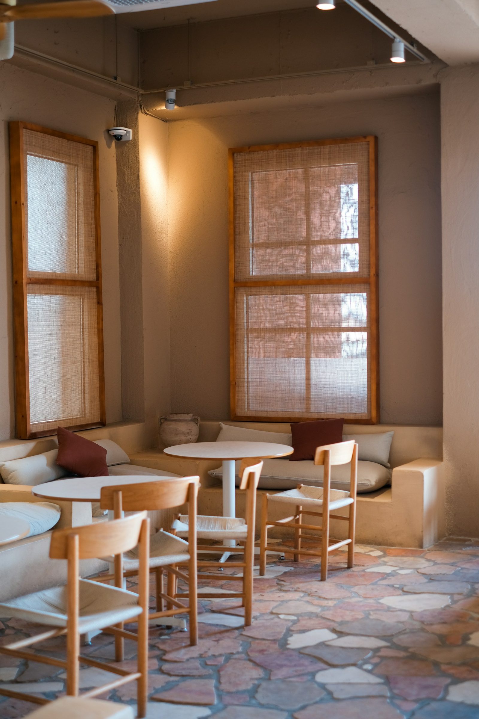Innenansicht des Cafés